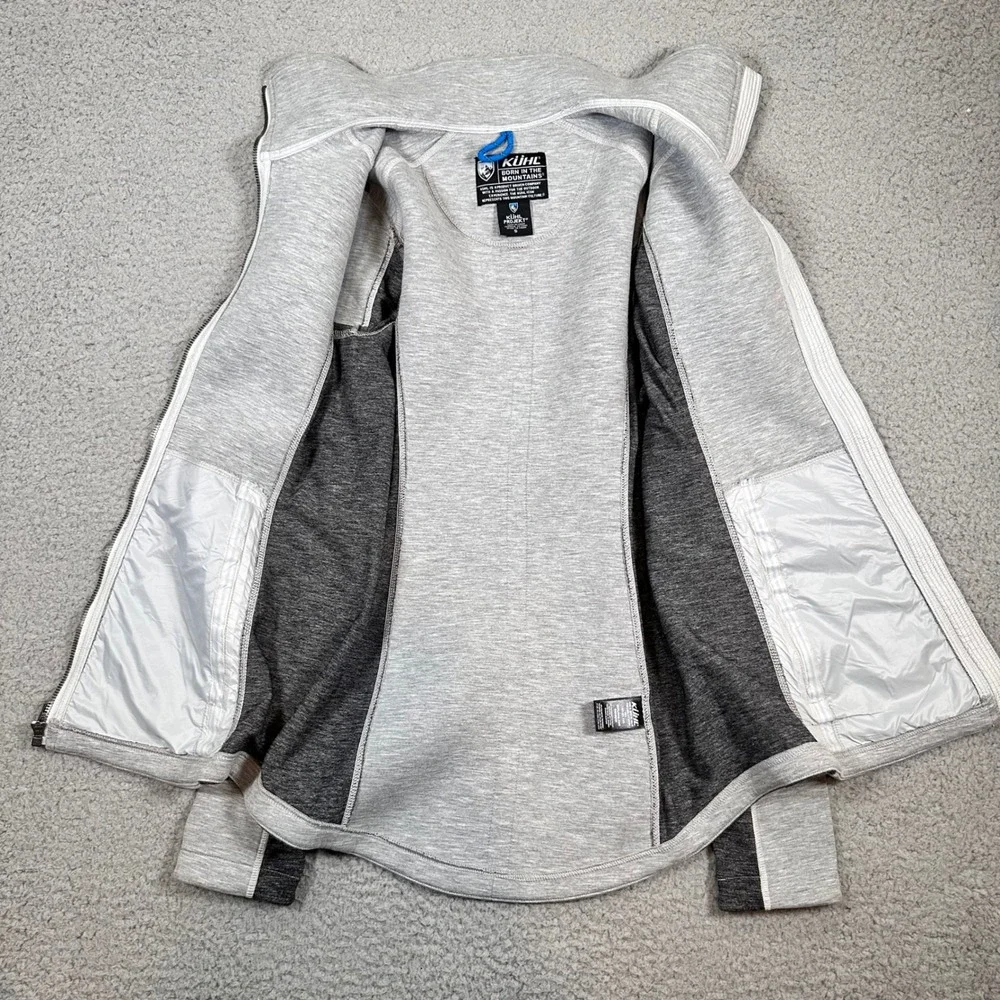 KUHL Projekt Women's Small Full Zip Heather Grey Jacket Stretch Performance - Picture 4 of 16